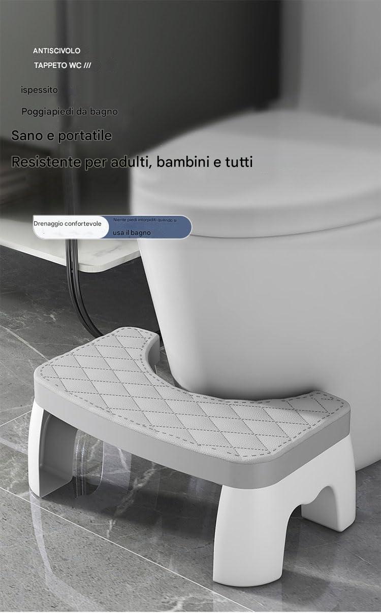 Sgabello Hochexin pieghevole per bagno